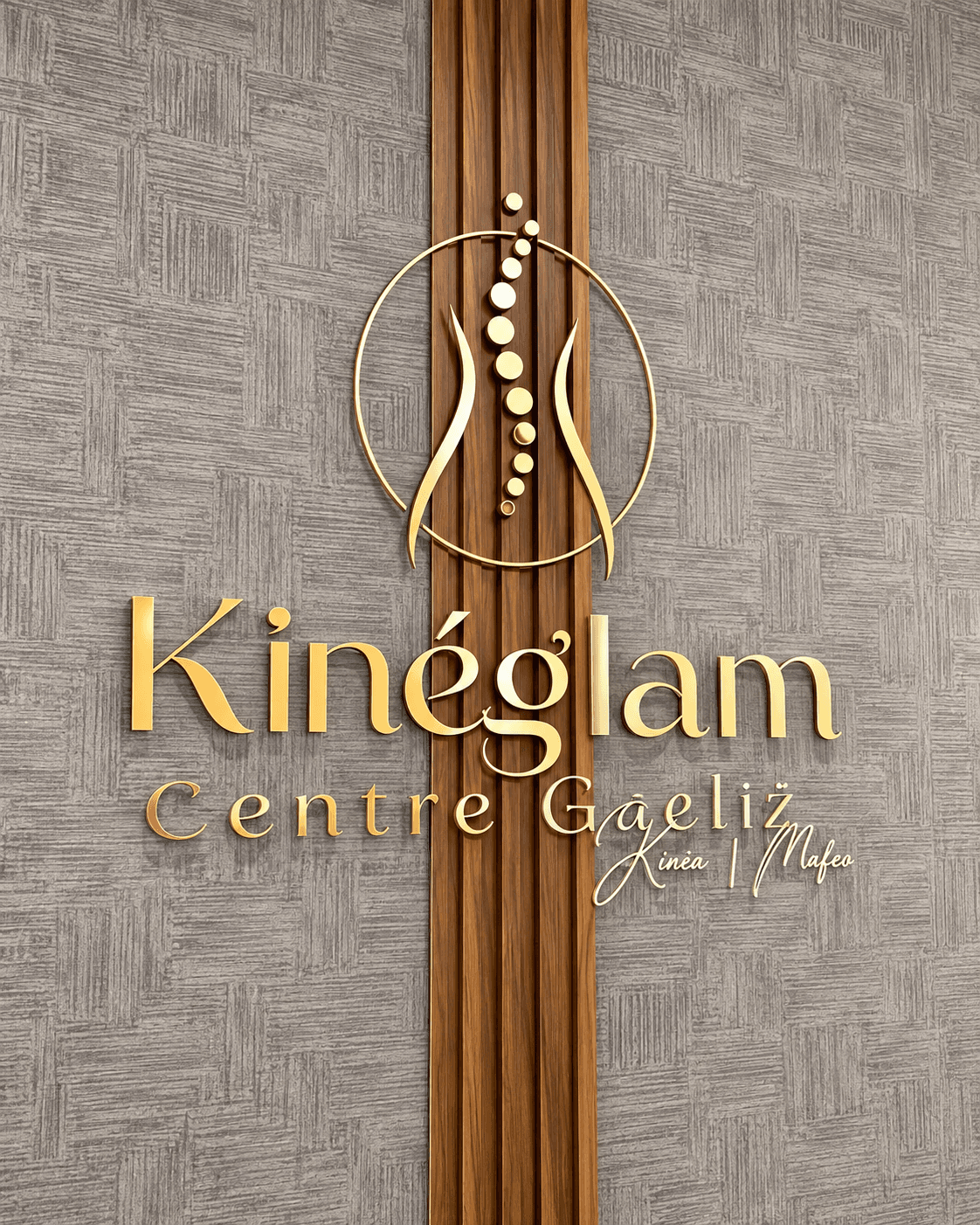 La signature murale du Centre Kinéglam