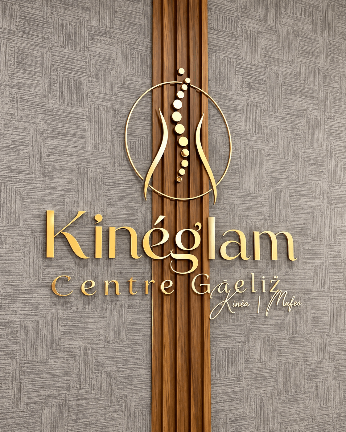 La signature murale du Centre Kinéglam